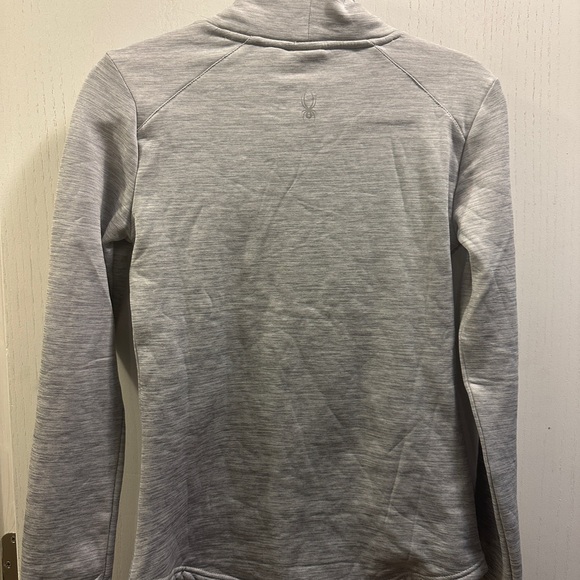 Spyder Women’s Athletic pullover Fleece Lined sweatshirt  Gray SZ Sm NWT - Picture 9 of 12